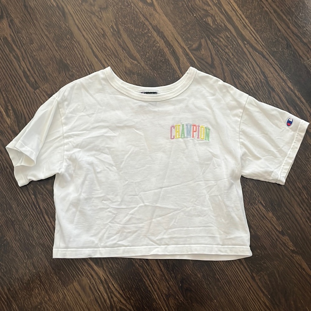 Champion embroidered crop top
